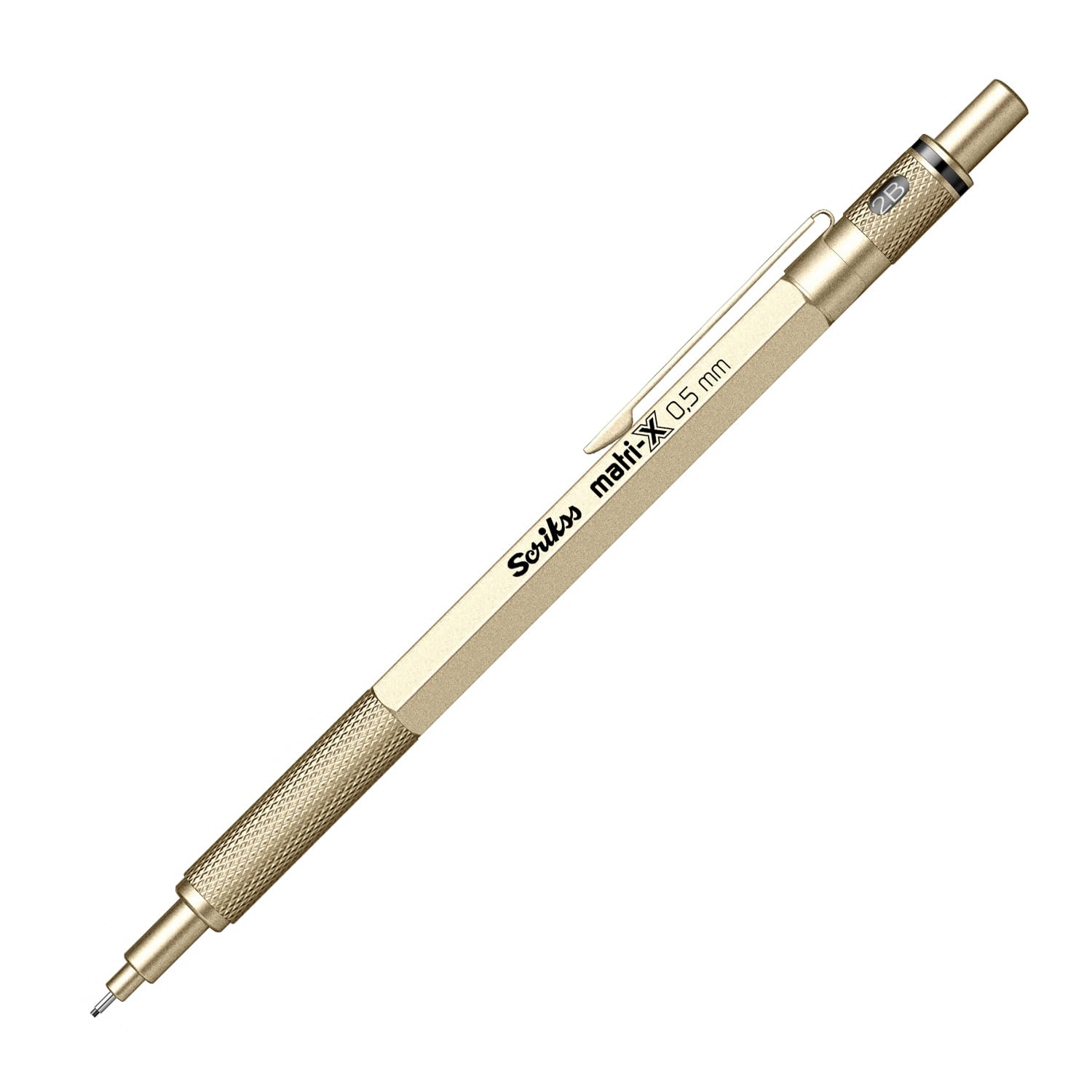 Scrikss Office Matri-X Versatil 0.5 Mm Metalik Altın Şeffaf Amb.