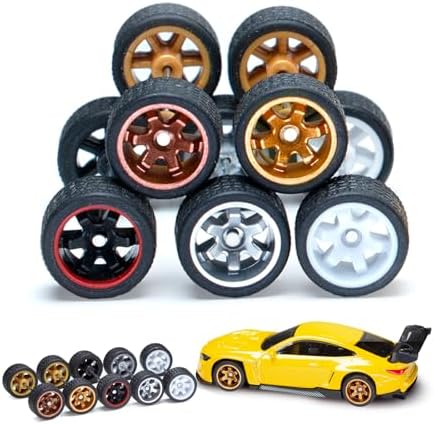 MiforKarrs Rodas e pneus 1/64, carros em escala 1:64, Te37sl, mod...