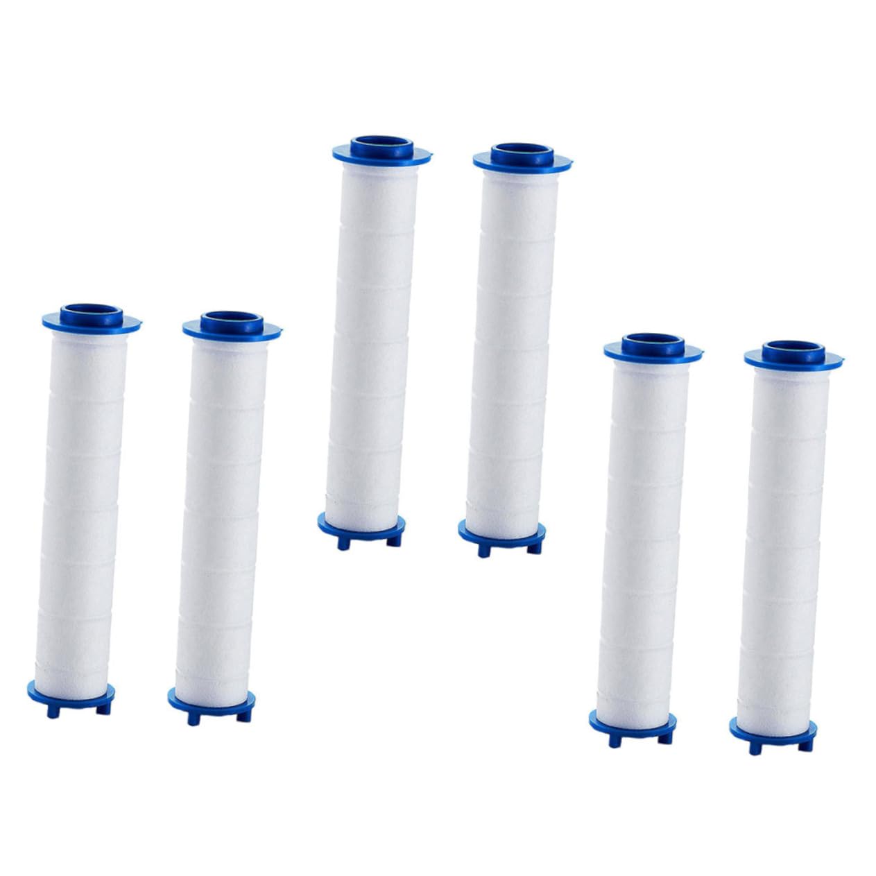 6Pcs Shower Head Filter Replacement Easy to Install Filter Water Purifier for Improved Clarity and Skin Care Compatible with Standard Showerheads