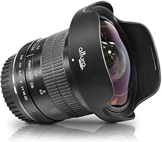 Altura Photo 8mm f/3.0 Professional for Nikon Wide Angle Lens Aspherical Fisheye Lens for Nikon D500 D3000 D3200 D3300 D3400 D3500 D5100 D5200 D5300 D5500 D5600 D7100 D7200 D7500 DSLR Cameras