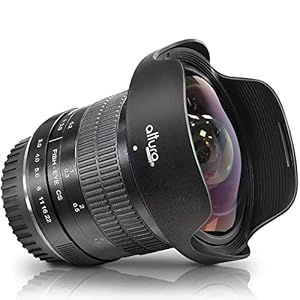 Altura Photo 8mm f/3.0 Professional Wide Angle Lens Aspherical Fisheye for Canon EOS 90D 80D 77D Rebel T8i T7 T7i T6i T6s T6 T100 SL2 SL3 DSLR Cameras with EF Mount
