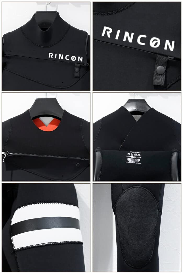 Amazon | 【ノンジップ】 RINCON ICON SPORTS 3mmシーガル_BLACK_M