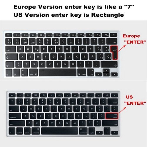 Protector de teclado para MacBook 12 pulg. silicona negra miniatura 5