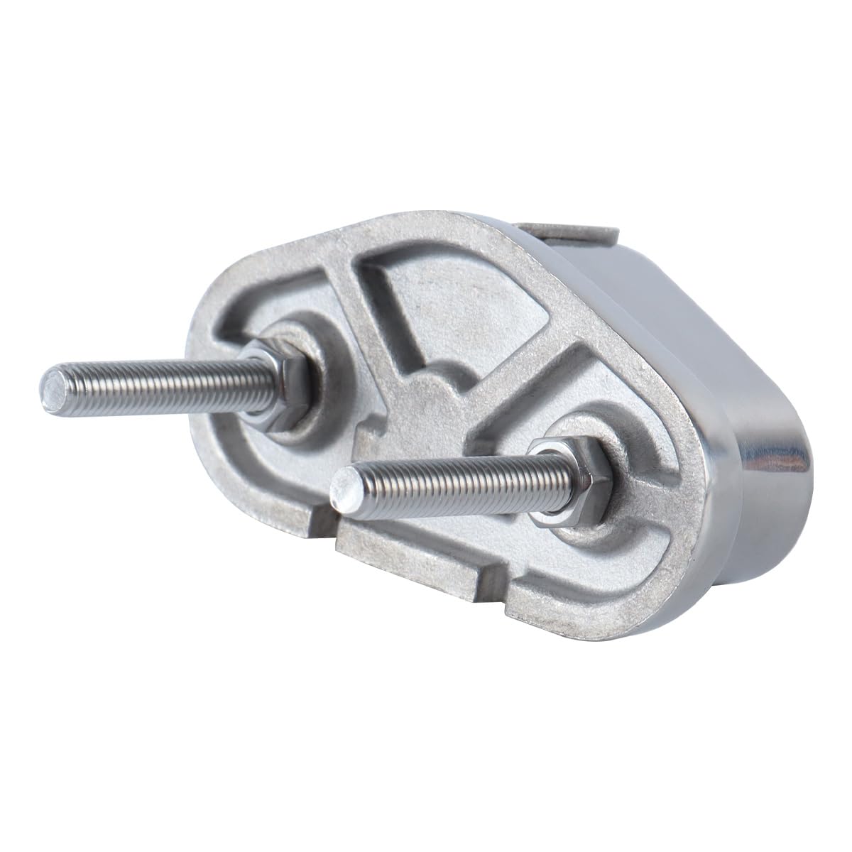 Taquet coinceur, taquet coinceur de bateau avec anneau de guidage en fil d'acier, équipement de Pilates pour voiliers, acier inoxydable 316 poli miroir, pièce de rechange