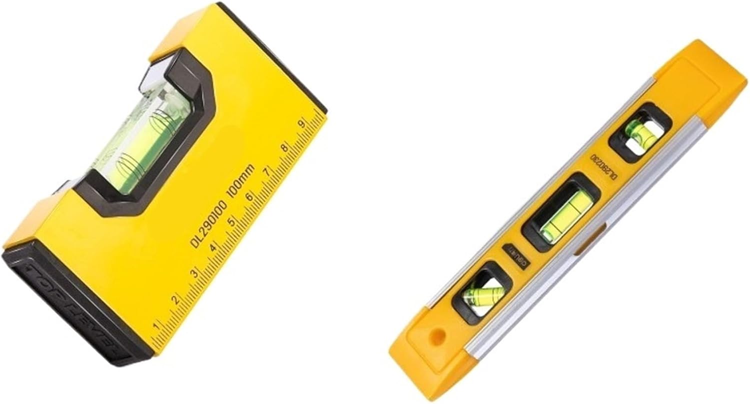 1 Pcs Mini Level Measurin High Precision Digital Horizontal Length Measurement Capability Spirit Bubble Level Tool(100mm)