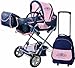 Produktbild Kombi-Puppenwagen Set Princess mit Reise Trolley