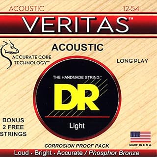 DR String VTA-12 Veritas Jeu de cordes pour guitare classique - Les Beatles, Paul McCartney, John Lennon, RIngo Starr, George Harrison