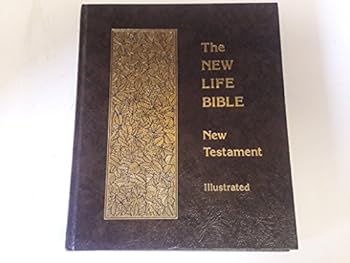 Hardcover The new life Bible, New Testament, illustrated Book