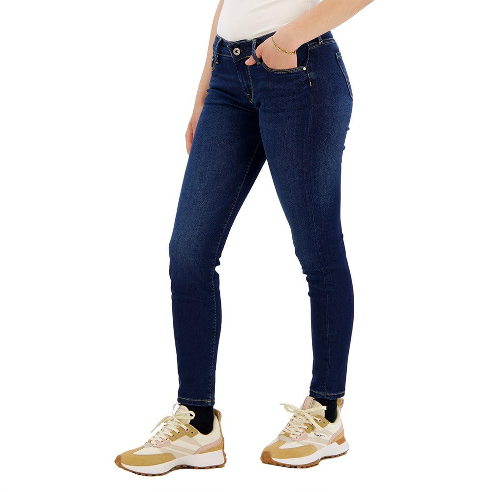 Pepe Jeans London Women's Soho Slim Fit Mid Waist Jeans