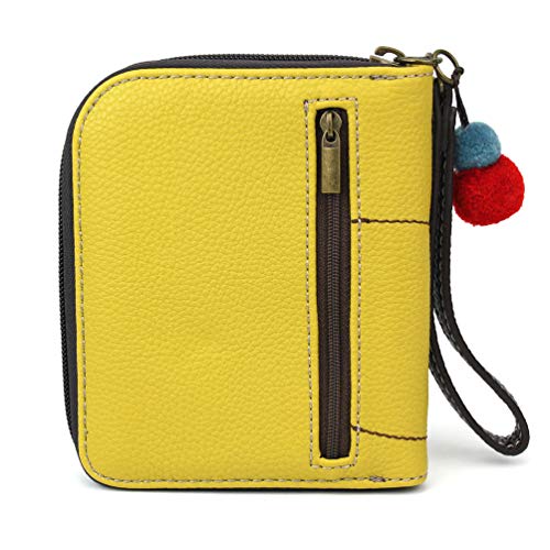 Image of CHALA Zip Around Wallet, Wristlet, 8 Credit Card Slots, Sturdy Pu Leather