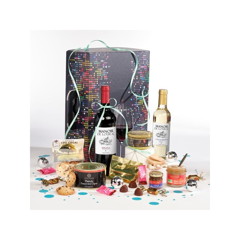 Panier Gourmand Cellier du Périgord avec foie gras, pintade et 2 vins AOP