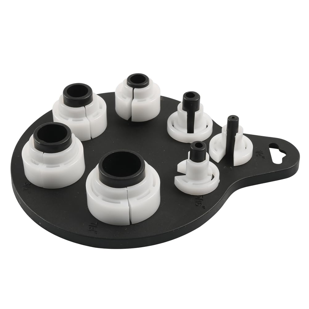 CNxinn10 7 Pcs Fuel Line Removal Air Conditioning Pipe Tool Set Kit White+Black