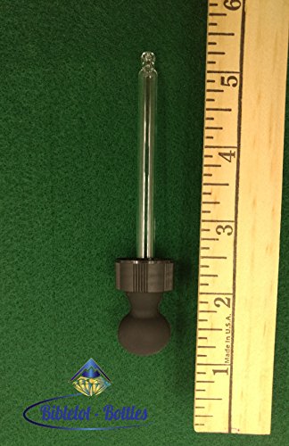Glass Eye Dropper 2Oz(60Ml) Set Of 6 | Dropper With Screw Top | Essential Oils, Science Experiments, Labware, Art & Crafts, Kids Craft, Medicine Spoon Baby | Long Dropper Tube | Eye Dropper No Bottle #TOP2