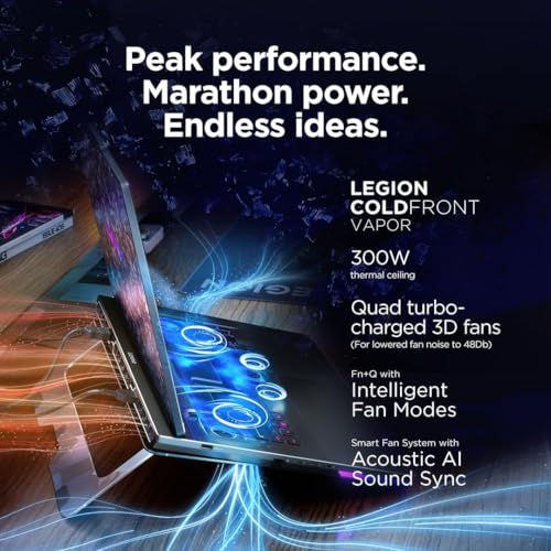 Image of Lenovo Legion 9i Gen10 18 inch 4K 240Hz Gaming Laptop, Intel 24 Core Ultra 9 275HX, NVIDIA GeForce RTX 5090 (24GB GDDR7), 64GB DDR5, 4TB SSD, Vapor Cooling, Backlit KB, Thunderbolt 5, WiFi 7, BT 5.4