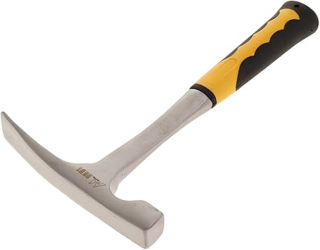 Geology Hammer Carbon Steel Lock Pick Hammer Survey Hand Tool 600g, 600g