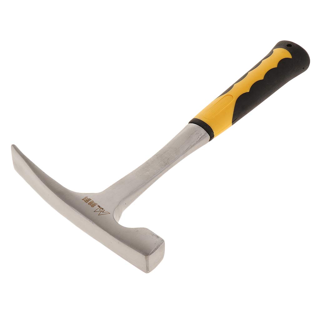 Geology Hammer Carbon Steel Rock Pick Hammers Exploration Hand Tools 600g