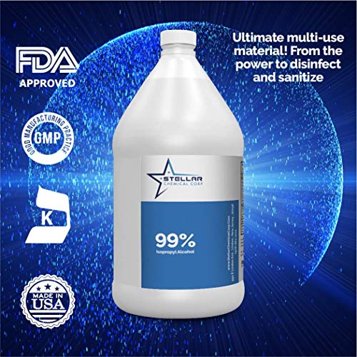 Stellar Chemical Isopropyl Alcohol (Ipa) 99.9% Purity | Medical Grade | Made In Usa | 1 Gallon #TOP19