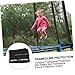 Milisten Trampoline Safety Net High Density Mesh Netting Soft Pp Material Easy Install Height