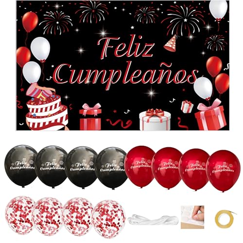 IM ® Pancarta Grande Feliz Cumpleaños en Español medidas