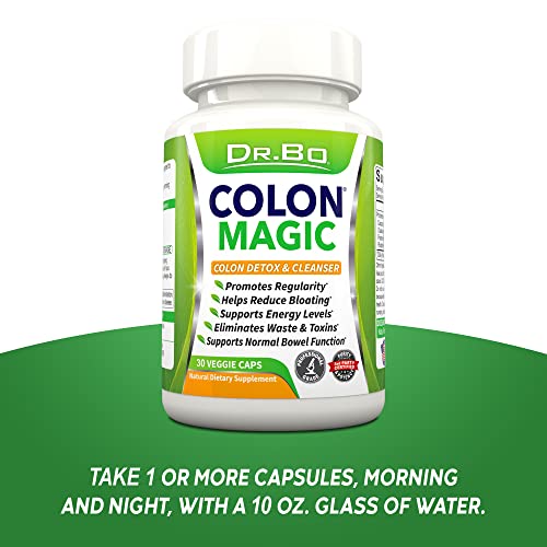 Colon Cleanse Detox Formula - Natural Bowel Cleanser Pills For Intestinal Bloating & Fast Digestive Cleansing - Daily Constipation Relief Supplement Gut, Belly, Stomach - Women Men Herbal Weight Flush #TOP6