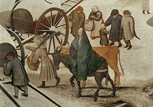Peinture Classique le Recensement à Bethléem Bruegel Toile 60x90cm