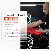Chemicalworkz® Shark Towel Trockentuch 1400 GSM rot 80x50cm - saugstarkes Fast Dry Microfasertuch extra groß Autopflege | Fusselfrei, Streifen- & schlierenfreies Trocknen | Auto, Motorrad & Dusche – Ansicht 4