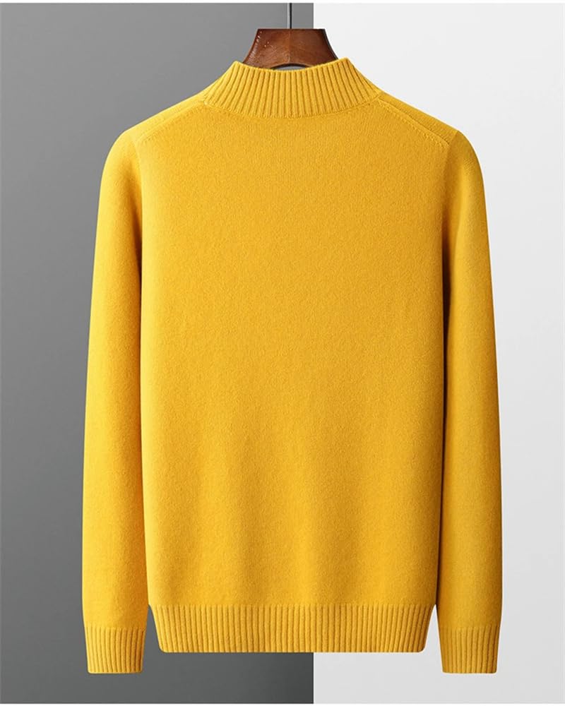 Herren Wollpullover Verdickter Pullover Business Strickpullover Kaschmir Pullover Casual Warme Jacke