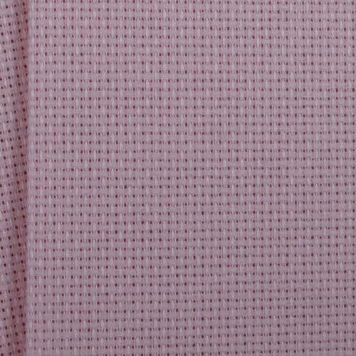 Image of KCS 16CT Counted Cotton Cross Stitch Aida Cloth Fabric (12 inch x 59 inch,Pink)