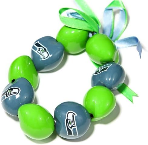NFL Seattle Seahawks Go Nuts Kukui Nut Bracelet