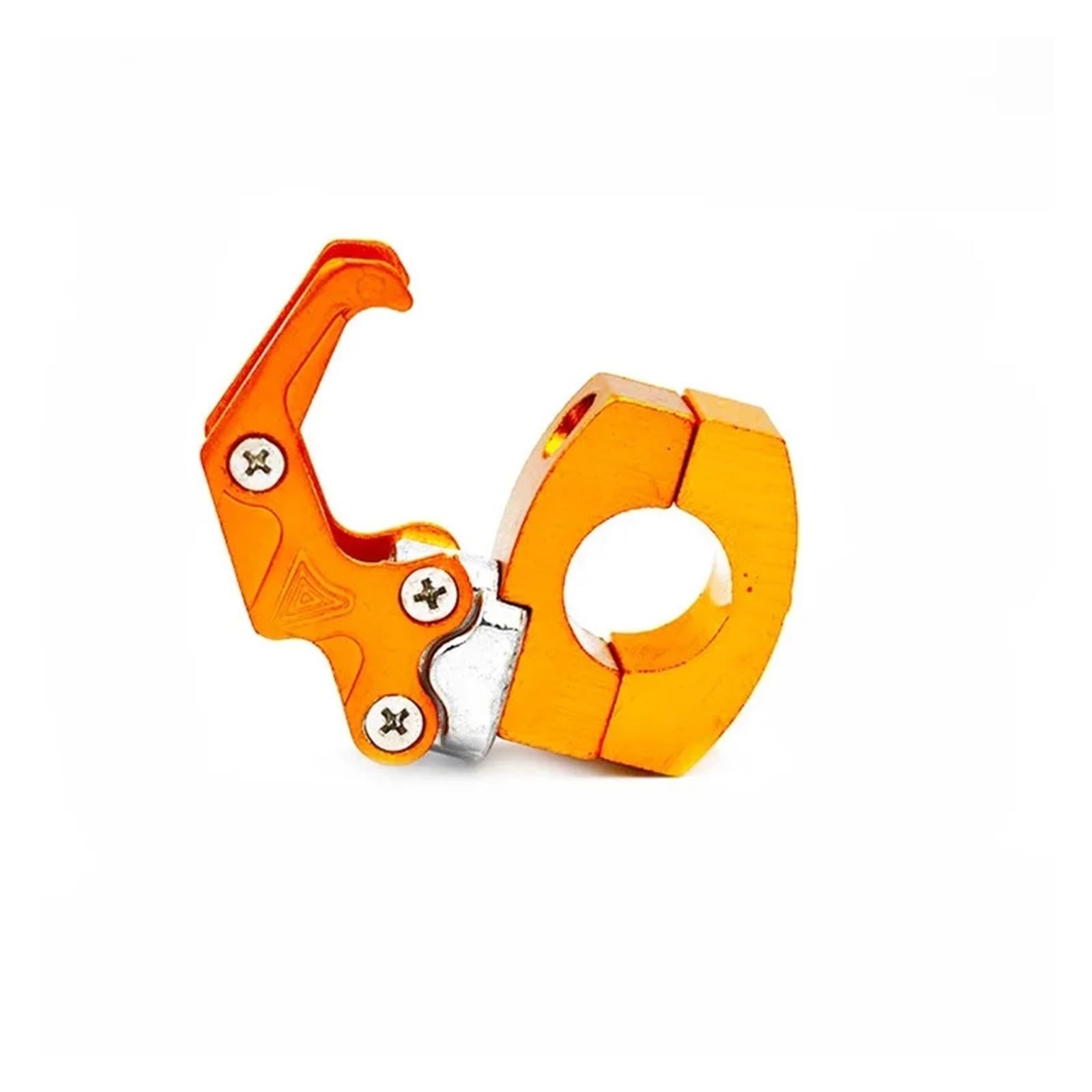 Auytcin Yellow Bike Hook Storage Hook Motorcycle Accessories Motorcycle Hook Luggage Bag Hanger Aluminum Alloy Helmet Claw Double Bottle Carry Holder Moto Accessories(Yellow)