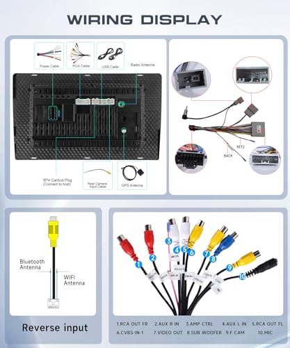 Image of 4G+64G Radio for Honda Civic 2006 2007 2008 2009 2010 2011 Car Stereo, Wireless CarPlay Android Auto 10.1 Inch IPS Touch Screen Android 15 GPS WiFi Bluetooth DSP Audio HD Backup Camera