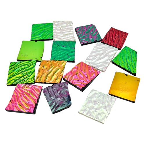 3 Bags COE90 Dichroic Glass Scrap