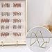 Tyenaza Nail Golden Shelf Base, Stylish Metal Fashionable Nail Display Board Base for Manicure Nail Art Salon Tool