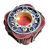 Wooden Puzzle - Music Box Building Sets, Wooden Models For Adults, Building Model Kits with Light and Music | Educational Toys with Light Musics, Woodens Models, Mechanical Stem Toys