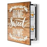 CroBlissful 19.7 x 27.6 Inches Breaker Box Decorative Cover Electric Meter Box Decorative Painting Hide Electrical Panel Decoration Wall Mounted for Living Room Home Offices Wall(Home)