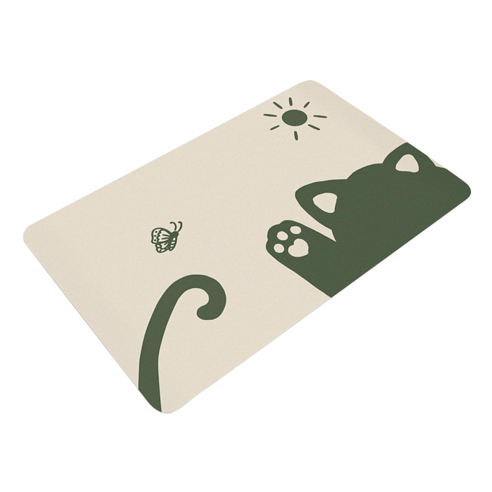 Buxuaaaa J Minimalists Animal Designs Soft Bath Mat Quick Drying And Nonslip Shower Mat For Bathroom Or Kitchen Earth Bath Mats