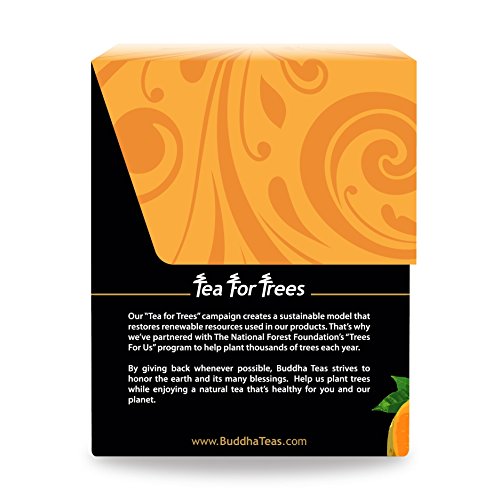 Buddha Teas Organic Papaya Leaf Tea - OU Kosher, USDA Organic, CCOF, 18 Bleach-Free Tea Bags - Thumbnail 7