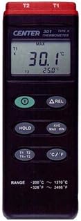 CENTER301 K Type/Dual Input/PC Interface Digital Thermometer CENTER-301