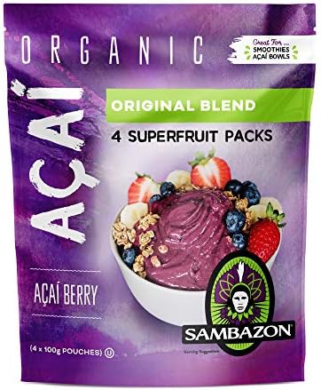 Sambazon Acai Original Superfruit Pack, 400g (Frozen)