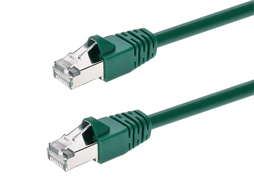 Miniatura 18 de Monoprice - Cable de conexión Ethernet Cat6A 30 pies, negro, doble blindado (S/FTP) 26AWG 10G cable de cobre desnudo puro, RJ45 sin enganches, serie