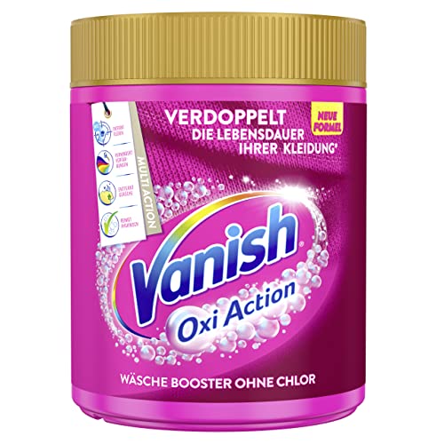 Produktfoto von Vanish Oxi Action Fleckenentferner Pulver, Universal Fleckentferner für bunte Wäsche, 550 g