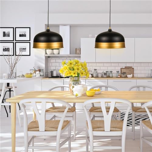 Grifo de cocina negro y oro para isla estilo industrial 2