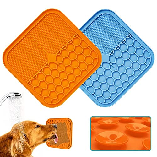 Almofada de lamber para animais de estimação, tapete de alimentação de ração para cães de grau alime