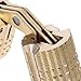 Beaupretty Concealed Barrel Hinges 8mm Copper Invisible Cabinet Hardware for Wooden Doors Jewelry Boxes Furniture DIY Industrial Use