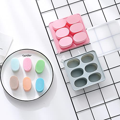 2 Peças Bandejas De Cubo De Gelo Com Tampas Para Tampas De Gelo, 6 Bandejas De Silicone Ultra Profun