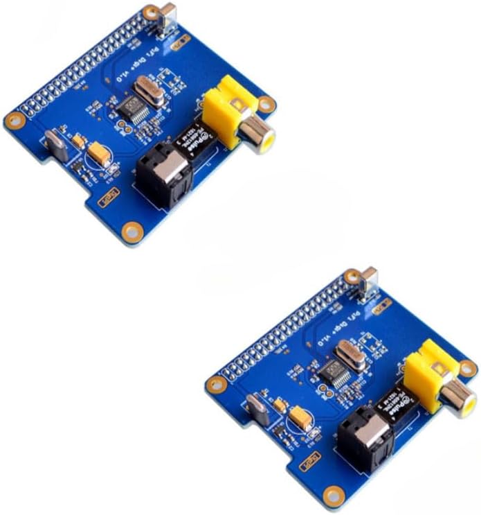 2pcs Raspberry 25W DiGi+ Digital Sound Card HiFi Expansion for I2S SPDIF
