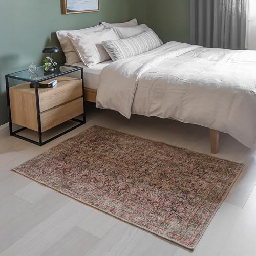 Tapete Rustica 3’ x 5’ Floral Vintage