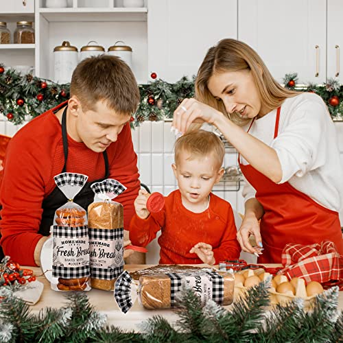 Bolsas de pan de plástico de Navidad para tus recetas caseras festivas 7