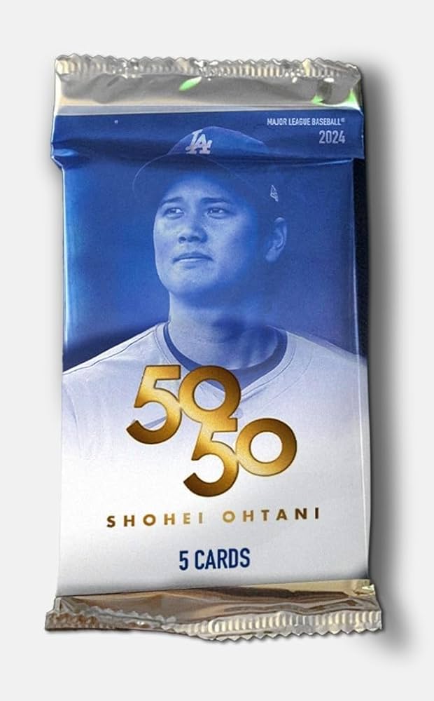 Amazon.co.jp: 未開封パック 2024 Topps 50/50 大谷翔平 1パック (2024