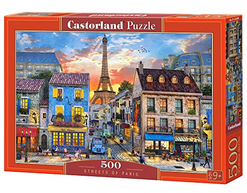 Castorland B-52684 Streets of Paris Jigsaw Puzzle, Multicolour, 35 x 25 x 5 cm